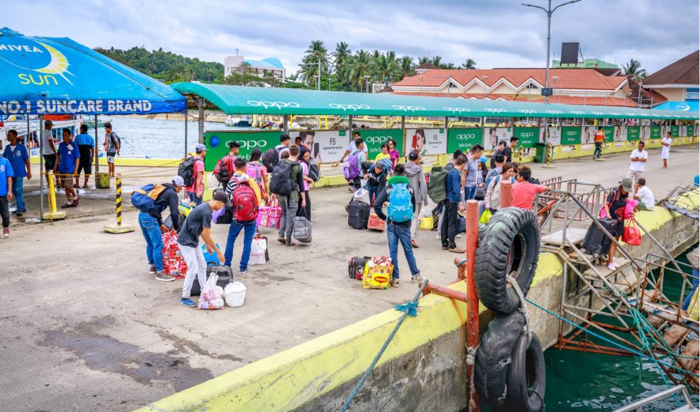 Island hopping by ferry 