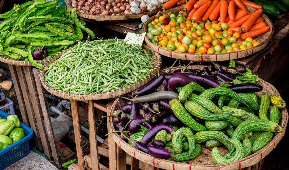 Healthy Filipino eating 