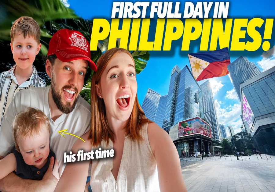 AMAZING First Day in MANILA with our Family! Huge Philippines Trip Begins